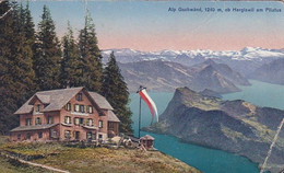 AK Alp Gschwänd Ab Hergiswil Am Pilatus - 1928 (57346) - Hergiswil