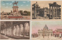40-Lotto 4 Cart.Roma F.P.-Anni 10-Destinazione:R.Calabria,Pisa,Milano,Catania - Collections & Lots