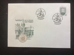 1996 : Bardejov Classé Patrimoine Mondial De L' UNESCO COB 17 Michel U 17 Oblitéré - Covers