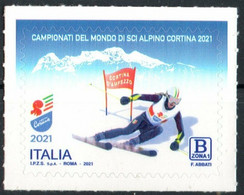 2021 - ITALIA / ITALY - CAMPIONATI DEL MONDO DI SCI ALPINO IN CORTINA / WORLD CHAMPIONSHIP OF ALPINE SKIING. MNH - 2021-...: Mint/hinged