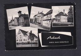 Asbach Kreis Bad Hersfeld ( Multivues Kirchpartie Rathauspartie Bahnhof Schule Gare école  48094) - Bad Hersfeld