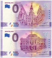 0 ZERO EURO BRATISLAVA 2020 MICHALSKA BRANA NÁRODNÉ DIVADLO [NORMAL] EEAB SLOVAKIA SLOVAQUIE - Essais Privés / Non-officiels