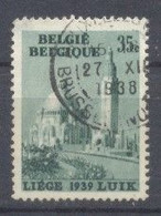 Belgica, 1938, Yvert Tellier 484,usado - 1929-1941 Grande Montenez