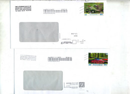 Lettre Poste Privée RPV Vignette Arrangement Floral  Flamme - Machine Stamps (ATM)