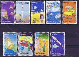 Nagaland Space 1971 Project Apollo Stamps - Non Classés