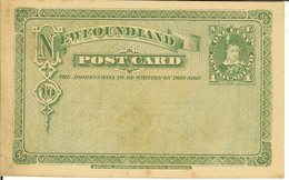 CANADA POST CARD NEWFOUNDLAND One Cent ( Terre-neuve ) - Sonstige & Ohne Zuordnung