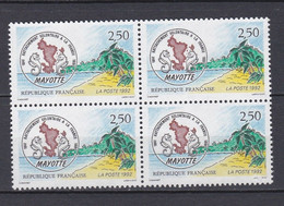 N° 2735 150ème Anniversaire Du Rattachement De Mayotte à La France: Bloc De 4 Timbres Neuf Impeccable - Neufs