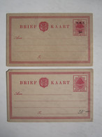 2x S AFRICA ORANGE FREE STATE STATIONERY - Orange Free State (1868-1909)