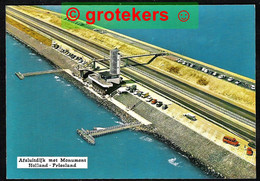 AFSLUITDIJK Met Monument (staat Op De Plaats Van De Afsluiting In 1932) Luchtfoto 1976 - Den Oever (& Afsluitdijk)