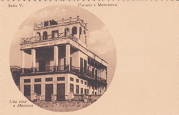 ERITREA - CARTOLINA - PALAZZI E MONUMENTO - UNA CASA A MASSAUA - Eritrea