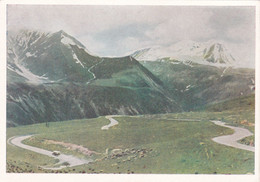 Georgia Russia Caucasus Mountains - Georgian Military Road - Valley After Krestovoi Pass - Printed 1957 - Georgia