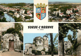 SORDE L'ABBAYE CARTE MULTIVUES - Sonstige & Ohne Zuordnung