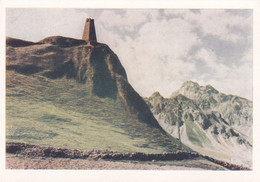 Georgia Russia Caucasus Mountains - Georgian Military Road - Old Watchtower Near The Village Sioni - Printed 1957 - Georgia