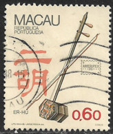 Macau Macao – 1986 Musical Instruments 60 Avos Used Stamp - Gebruikt