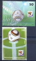 MK 2010-546-8 FIFA CUP AFRIC, MACEDONIA, 1 X 2v, MNH - 2010 – South Africa