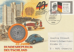 Ganzsache, Postkarte 1989 - Privatpostkarten - Gebraucht