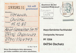 Ganzsache, Postkarte 2002 - Private Postcards - Used