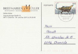 Ganzsache, Postkarte 2000 - Private Postcards - Used