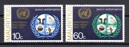 Postfrische Marken Mauritius 1970 -Vereinte Nationen UN - Mauritius (1968-...)