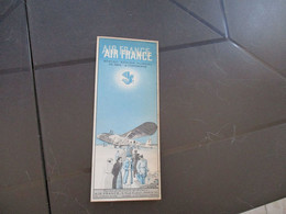 Marque Page Publicitaire Pub Air France Ancien Année 40 - Bookmarks