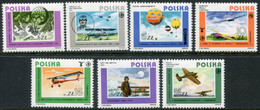 POLAND 1984 History Of Aviation MNH / **.  Michel 2939-45 - Unused Stamps
