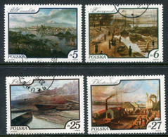 POLAND 1984 Vistula Paintings Used.  Michel 2921-24 - Gebraucht
