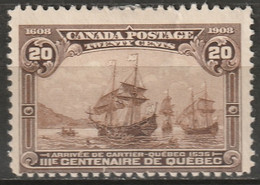 Canada 1908 Sc 103 Mi 91 Yt 92 MH* - Unused Stamps