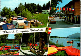 13746 - Kärnten - St. Kanzian , Turnersee , Strand , Camping , Mehrbildkarte - Gelaufen 1979 - Klopeinersee-Orte