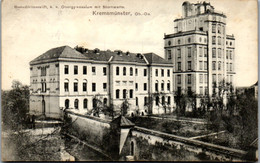 14701 - Oberösterreich - Kremsmünster , Benediktinerstift , K. K. Obergymnasium Mit Sternwarte - Gelaufen 1916 - Kremsmünster