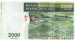 (YY 2)  / Madagascar / Ile De Madagascar Banknote - 2000 Ariary - Madagascar