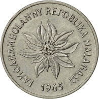 Madagascar, 2 Francs, 1965, Paris, TTB+, Stainless Steel, KM:9 - Madagascar