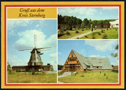 F3367 - TOP Dabel Windmühle Borkow Campinglager Hans Franke VEB Bodenbearbeitung Leipzig - Bild Und Heimat Reichenbach - Sternberg