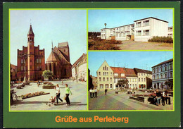 F3386 - TOP Perleberg Markt Schule - Bild Und Heimat Reichenbach - Perleberg