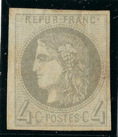 FRANCE CLASSIQUE: Le Y&T 41B, Ni Pli Ni Aminci, Neuf(*), Forte Cote - 1870 Uitgave Van Bordeaux