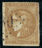FRANCE CLASSIQUE: Le Y&T 43Aa, Aminci, Obl. GC - 1870 Uitgave Van Bordeaux