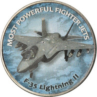 Monnaie, Zimbabwe, Shilling, 2018, Fighter Jet - F-35 Lightning II, SPL, Nickel - Zimbabwe