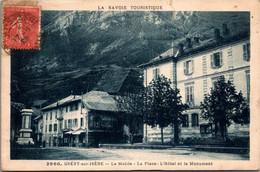 73 - GRESY Sur ISERE -- La Mairie - La Place - L'Hôtel Et Le Monument - Gresy Sur Isere