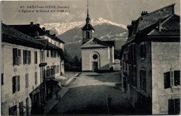 73 - GRESY Sur ISERE -- L'Eglise Et Le Grand  Arc - Gresy Sur Isere