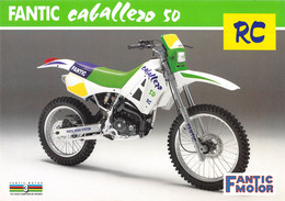 09868 "FANTIC CABALLERO 50 RC"  VOLANTINO ILLUSTRATO ORIGINALE - Moto