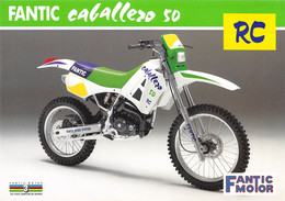 09868 "FANTIC CABALLERO 50 RC"  VOLANTINO ILLUSTRATO ORIGINALE - Motor Bikes