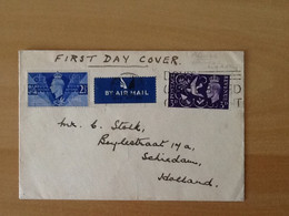 FDC Mi.231/232. - ....-1951 Vor Elizabeth II.