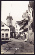 1930 Foto AK Aus Grüningen Beim Gasthof Zum Bären. - Grüningen