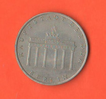 Germany 5 Mark 21971 A DDR City Of Berlin  Nickel Coin Brandeburg Gate - 5 Mark