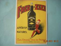 CLOUET  10520  FRED ZIZI   APPERITIF  Adolphe Gres  FRONTIGNAN - Werbepostkarten