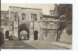 Postcard Hampshire Winchester The West Gate Rp Salmon Unposted No.3666 - Winchester