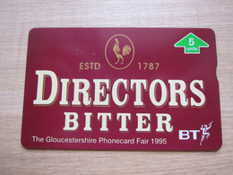 BTG543 The Gloucestershire Phonecard Fair 1995/directors Bitter, Mint - BT Emissions Générales