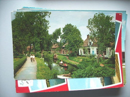 Nederland Holland Pays Bas Giethoorn Fraai Panorama Met Huizen - Giethoorn
