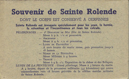 Pochette-dépliant 10 CPSM : Souvenir De Sainte Rolende - Gerpinnes