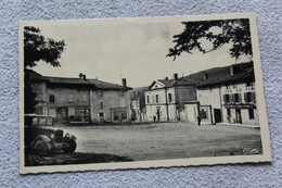 Cpsm 1949, Julienas, La Mairie, La Place Du Marché, Rhône 69 - Julienas