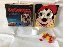 WALT DISNEY GIOCO IN SCATOLA SALTINBOCCA A TOPOLINO IL GIOCO DELLE PULCI DELPONTE VINTAGE. - Hoofdbrekers